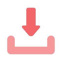 Ready to use icon of download in editable style, up for premium use vector