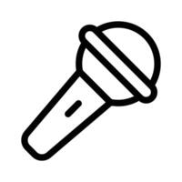 A microphone icon showing audio recording, speaking, or broadcasting vector