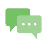 Conversation, text, messaging, chat bubble design vector