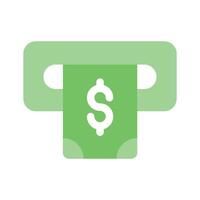 ATM machine for withdrawing money or performing banking transactions vector