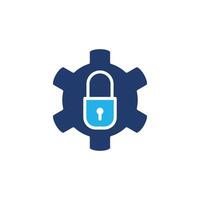 pasword setting colored icon design good for web or mobile app vector