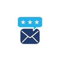 email security colored icon design good for web or mobile app vector