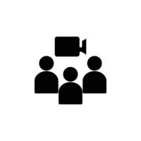 webinar solid icon design good for web or mobile app vector