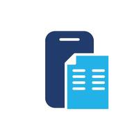 document app colored icon design good for web or mobile app vector