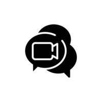 chating thin outline icon design good for web or mobile app vector