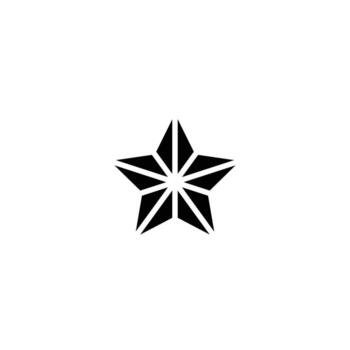 star solid icon design good for web or mobile app vector