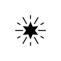 star six angle solid icon design good for web or mobile app vector
