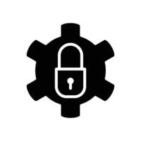 pasword setting solid icon design good for web or mobile app vector