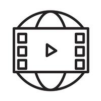 virtual reality multimedia isolated icon vector