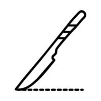 scalpel icon illustration isolated vector