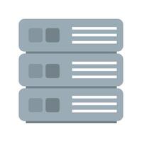 database server design isolated vector