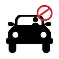 earthquake stop drive your car illustration design vector