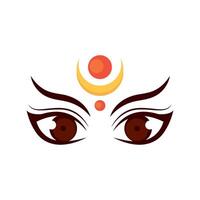shiva make up isolated vector