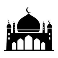 isra miraj arab mosque illustration design vector