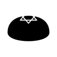 Kipa hat icon isolated vector