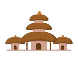 luhur uluwatu indonesia temple vector