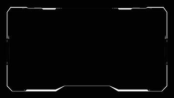 Digital design frame panel vector