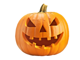 Halloween Pumpkin Isolated on Transparent Background png
