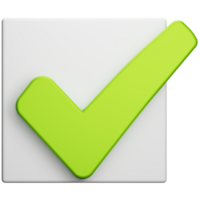 Verification Label 3D Illustration png