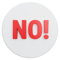 3D Render of Stop Sign png