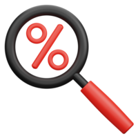 3D Render of Find Discount png