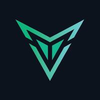 A Sharp and Dynamic Arrowhead Logo Design vector
