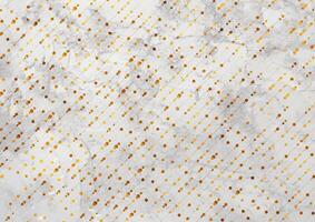 Golden lines and dots on grey grunge background vector