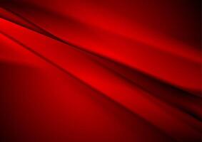 Dark red smooth stripes abstract concept background vector