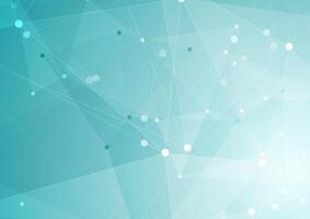 Bright hi-tech background with low poly plexus elements vector
