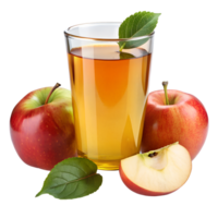 Apple Juice isolated on transparent background png
