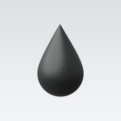 3d Realistic drop Ink