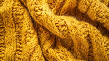 Close-up of woolen knit texture background photo