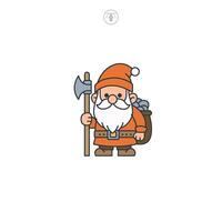 Dwarf icon symbol illustration isolated on white background vector