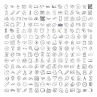 icon set symbol template for graphic and web design collection logo illustration vector