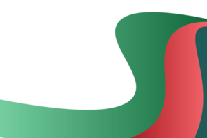 green and red wave abstract background png