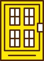 Front door Icon Design vector