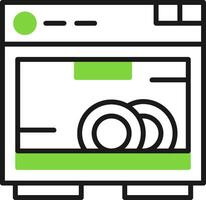 Dishwasher Icon Design vector