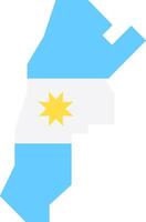 Flag of argentina image vector