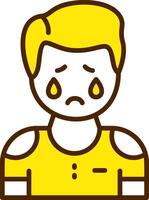 Melancholy Icon Design Symbol vector