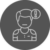 Cautiousness Icon Design Symbol vector