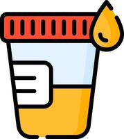 A jar of honey with a drop of liquid vector