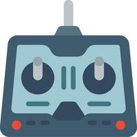 A remote control with two buttons on it vector