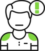 Cautiousness Icon Design Symbol vector