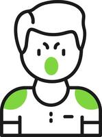 Indignation Icon Design Symbol vector