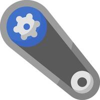 A gear with a cog on it vector