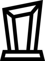 A black and white image of a cube vector