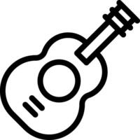A guitar icon on a white background vector