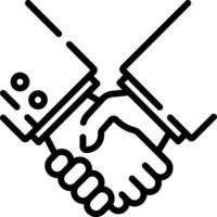 Handshake illustration design vector