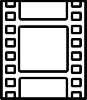 Film strip icon on a white background vector
