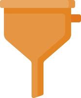 A funnel icon on a white background vector